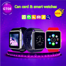 Smartwatch GT08 Bluetooth Electronics Phone Camera Smart Watch Android Health MP3 Player Waterproof Watches SIM Card Sport Clock