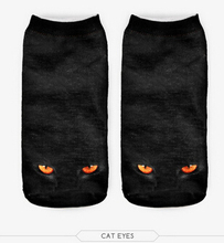 20 Colors You can choose 3D Print Animal women Socks Casual cartoon Socks Unisex Low Cut