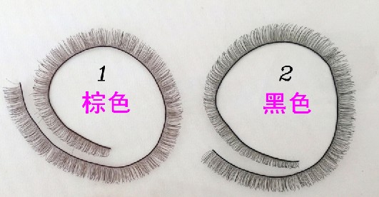 Baby Dolls Accessories 5pcs/lot 8mm width *20cm length eyelashes for 1/3 1/4 BJD doll For Reborn Doll Baby Toy