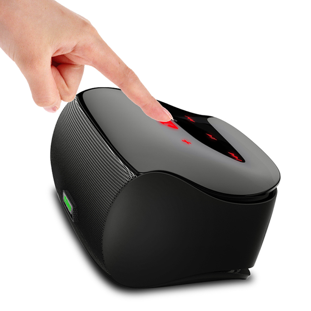 Meidong insert SD-card Bluetooth Speaker Subwoofer Stereo Wireless Portable Speakers Amplifier for Phone Computer 3.5mm Mic