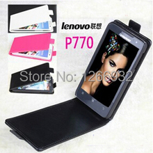 Protective Magnetic Closure PU Leather Flip Case Cover for Lenovo P770 Smartphone 3-Color Lenovo Leather Phone Case For P770Case