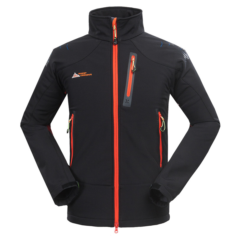 High Quality Outdoor Climbing Chaquetas Climbing Softshell Jacket Men Breathable Water Resistant Jaqueta Fleece Lined Golf Coat High Quality Outdoor Climbing Chaquetas Climbing Softshell Jacket Men Breathable Water Resistant Jaqueta Fleece Lined Golf Coat