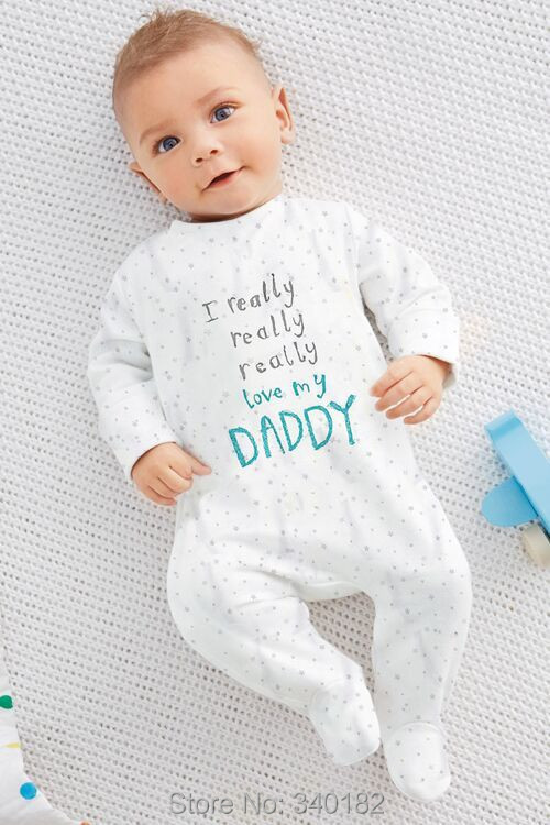 2020 Wholesale 2017 New Baby Boy Girl Clothes Set Fashion Letters I Love My Mom And Dad Unisex Long Sleeved Baby Rompers Newborn Baby Clothing From Redeye 12 74 Dhgate Com