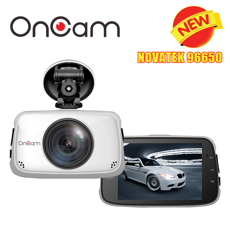 Original Novatek NTK96650 Car DVR Camera OnCam T808 Dash Camera Full HD 1080P Car Camcorder 3.5Inch 170 DegreeG-Sensor Dash Cam