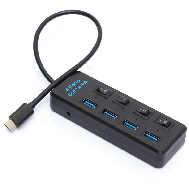 Brand New USB3 1 Type C to USB3 0 4 Ports High Speed Charging Hub For