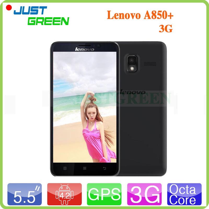 Lenovo A850 Plus A850 Octa Core Cell Phones 5 5 inch IPS MTK6592 1 4GHz 1GB