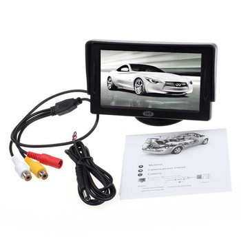 Автомобиль 4.3 " TFT LCD монитор заднего вида для DVD GPS обратный резервная камера