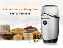 Silver High Quality Semi automatic Household Electric Coffee Grinder Mini Type SYL 80350 CN