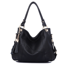 Famous Designer Brand Bags Women Genuine Leather Handbags Tassel Stitching Shoulder Messenger Tote Ladies Hand Bags