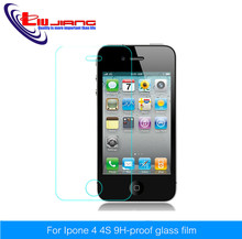 0.26mm 2.5D Ultra Thin Premium Explosion-proof Anti-scratch For iphone 4 4S Tempered Glass Screen Protector Film