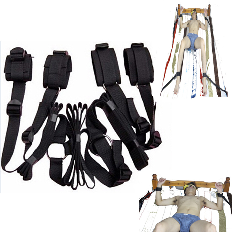 Magical Sex Toys for Couples Under Bed Restraint erotic toys bondage restraints Wrists Ankle Cuffs Bed