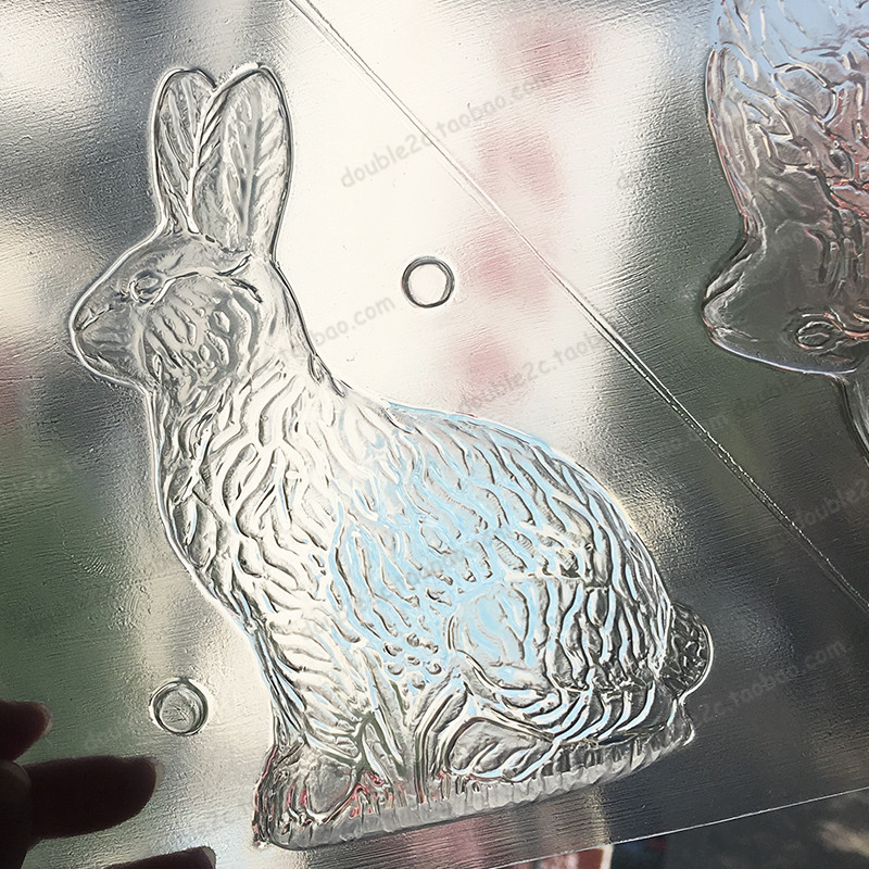 easter rabbit chocolate mold 1-5