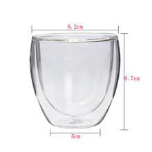 2015 High Quality Hot Sale Bodum 1pcs 260ml Wholesale Europe Style Double Wall Glass Coffee Cup