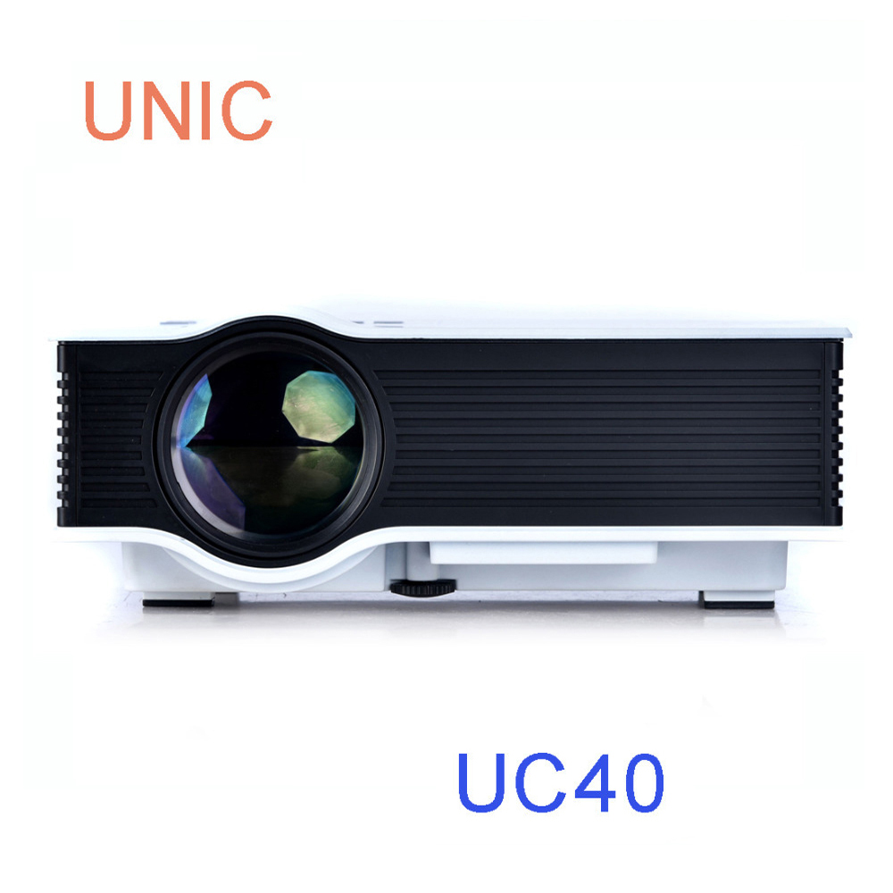 2015 Newest Original UNIC UC40 Mini Pico portable 3D Projector HDMI Home Theater beamer multimedia projector Full HD1080P video