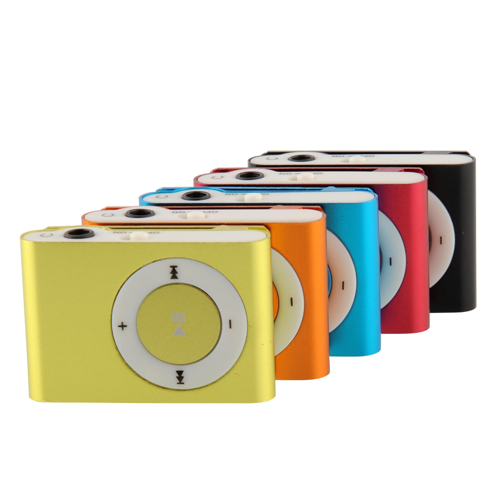 5 Color Choose Mini Fashion Clip Metal MP3 Music Player Without Micro SD TF Card Free