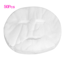 10 X Women 50 Pcs White Makeup Enlarged Cotton Facial Mask Sheet