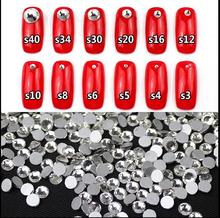 Super Clear SS3 SS4 SS5 SS6 SS10 SS20 SS30 for Nail Art Rhinestones Glitter Crystal Decoration