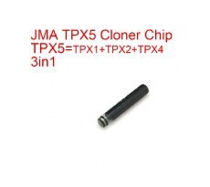 Free shipping High quality JMA TPX5 (=TPX1+TPX2+TPX4) transponder clone chip 10PCS/LOT