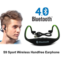 2 015 Горячая продажа S9 Спорт Беспроводная связь Bluetooth наушники наушники со встроенным микрофоном для IOS / Android / Windows