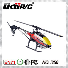 2015 Hot Sell UDIRC I250 Single Rotor Blade(Flybarless) Electric big 6 channel rc Helicopter rc plane&drone toy LCD Controller