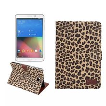 Top Quality Leopard PU Leather Case For Samsung Galaxy Tab A 8.0 T350 Leopard Leather Tablet Stand Cover Case Free Shipping