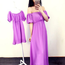 2016 summer girls women long maxi dress matching mother daughter clothes dresses mom and daughter dress mommy and me clothes