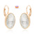 Chriatmas Gift,Brand design!2015 Hottest Rose Gold Plated Austrian SWA Crystal Oval Fashion Jewelry Drop Earrings,Wholesales