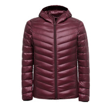 New 2016 Winter Ultralight Men 90% White Duck Down Jacket Winter Outdoor Sport Duck Down Coat Waterproof Down Parkas Outerwear