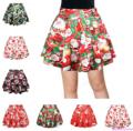 New Christmas Tree Short Leisure Tennis Skirts Clothing Pettiskirt Sport Kilts Summer Women Santa Claus Mini