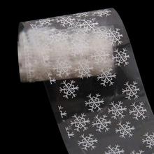 New Design snowflake pattern Nail Art Foil Sticker Transfer Decal Tips Manicure beauty your nail Free