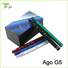 Free shipping 2014 new ago g5 dry herb vaporizer pen starter kit portable e cigarette mod
