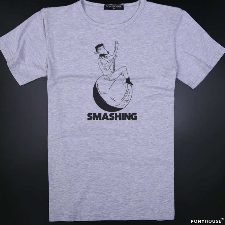 Гаджет  2015K APL JNG JER ECKING BALL SMASHING MILEY CYRUS male short sleeved T-shirt None Изготовление под заказ