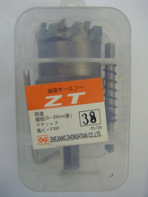 Core drill bit 1 unids 38 mm de acero de tungsteno agujero metal de la aleación de diámetro fijo 10 mm utilización de acero inoxidable especial