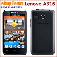 Original Lenovo A316 Mobile Phone 4 0 MTK6572 Dual Core 1 3GHz Android 4 0 Unlocked