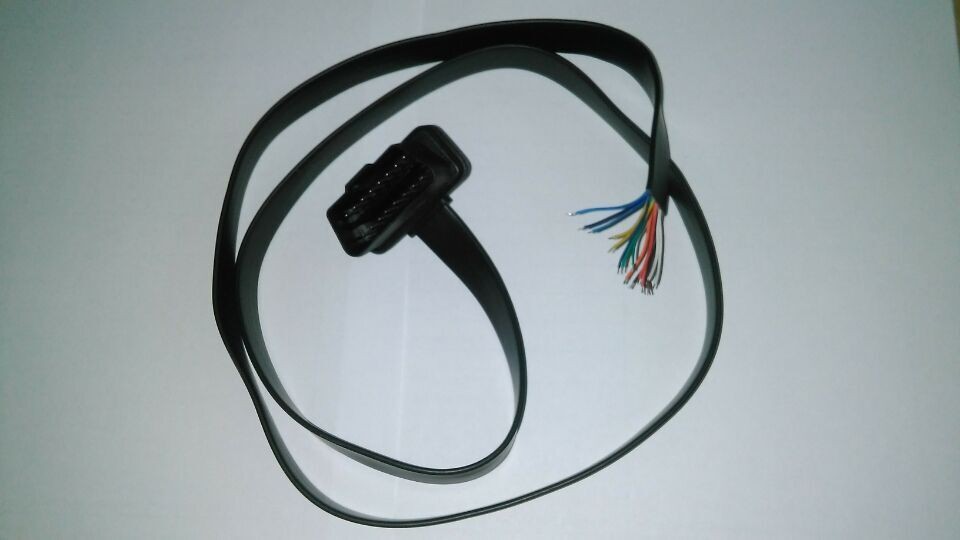 Wholesale OBD 2 OBD2 OBD-II Opening Cable 16 Pin Female Extension Connector Diagnostic Extender 100cm (3)