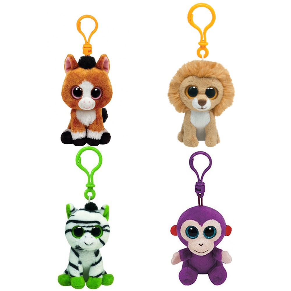 monkey plush keychain