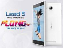 Original Leagoo Lead 5 MTK6582 Quad Core Smartphone 5 inch IPS Android 4 4 Phone 1GB