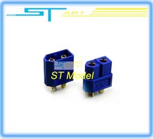 Clearance 50 pairs Blue XT60 bullet Connector Gold-plated plug Male + Female RC Battery Connector + free shipping toy gift