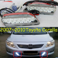2007~2010TOYOTA Corolla Daytime light,LED,corolla fog light,2pcs+wire of harnes,corolla headlight,6500K,Free ship!TOYOTA Corolla
