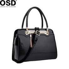 2016 Hot Sale Crocodile Pattern Women Bag Luxury Brand Fashion Famous Brand Messenger Bags Handbags PU Leather Female Bag