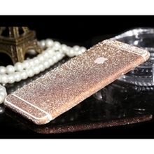 New Arrival Full Body Glitter for iPhone 5 5S Shiny Phone Sticker Case Gold Sparkling Diamond
