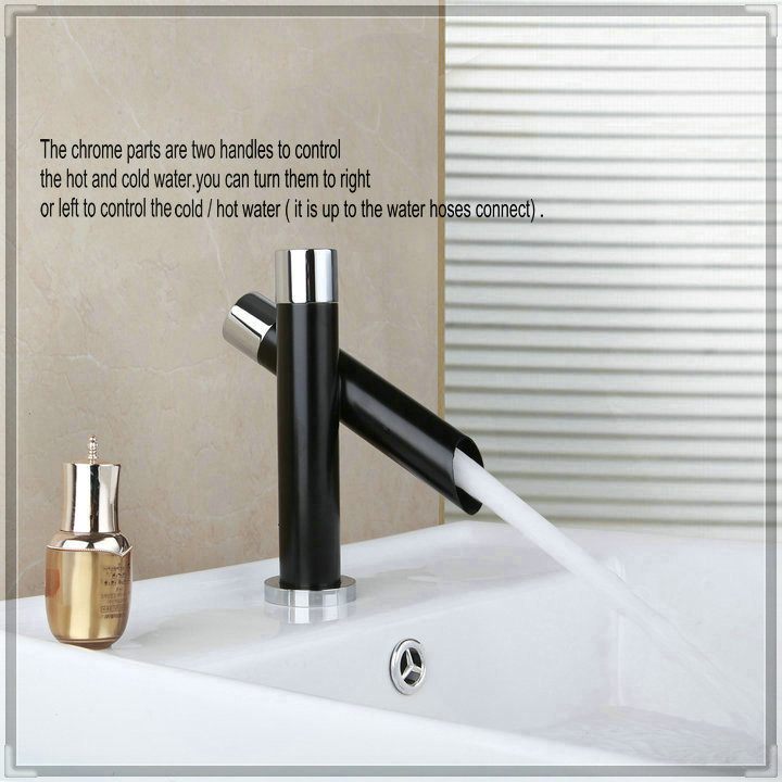 ... Black-Color-Bathroom-Basin-Sink-Mixer-Tap-Vessel-Faucet-N450-bathroom