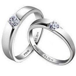 Simple diamond rings with price