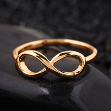 New Design Fashion Plating 18K Gold Cross infinity Ring Statement jewelry Banquet Party Accessories Wholesale for