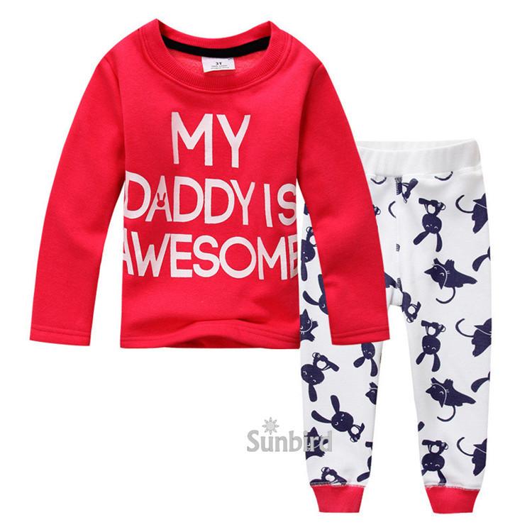 FL-2, Rabbit, Cat, 6sets/lot, Baby/Children pajamas sets, long sleeve underwear sleepwear sets, thick flocking