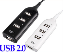High Speed Mini 4 Port USB 2.0 Hub USB Port For Laptop PC Computer Laptop Peripherals Accessories Free Drop Shipping