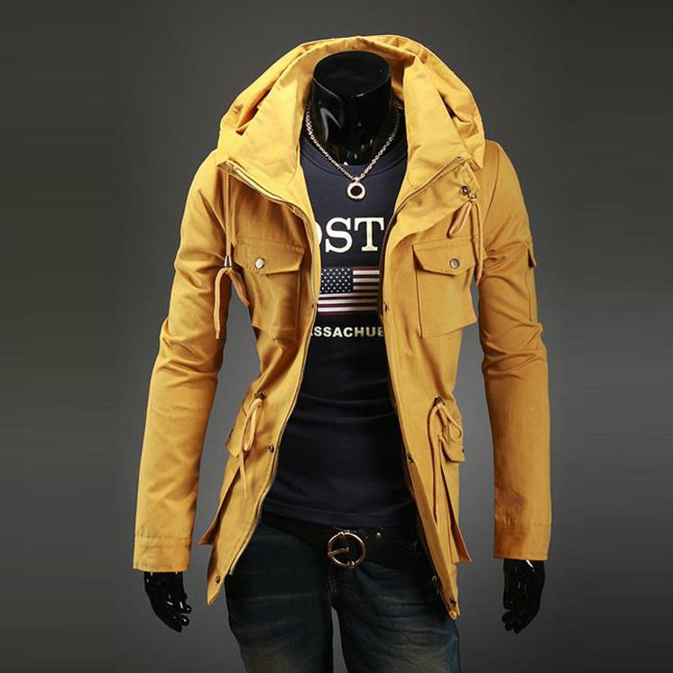 2015 new winter men s casual luxury personality double collar jacket free shipping A06 5609