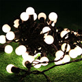 5M 50pcs Ball Fairy String Lights Outdoor Christmas Garland String Globe Ball Wedding String Light Garland