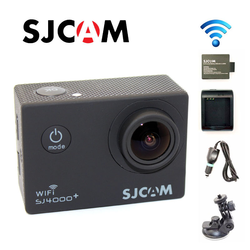 Free Shipping!Original SJCAM SJ4000 Plus WiFi 2K Gyro Sport Action Camera +Extra 1pcs battery+Battery Charger+Car Charger+Holder Free Shipping!Original SJCAM SJ4000 Plus WiFi 2K Gyro Sport Action Camera +Extra 1pcs battery+Battery Charger+Car Charger+Holder