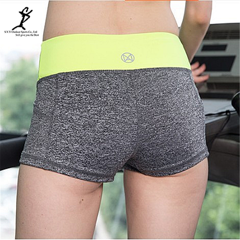 Women Sports Fitness Yoga Shorts For Workout Female Running Trunks Beach High Waist Sport Shorts Gym Clothes Elastic Gym Tights
